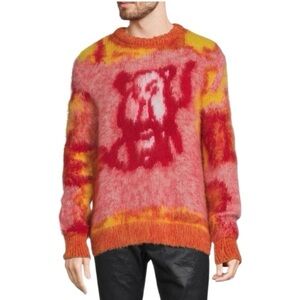 Christian Dior Lion Mohair & Wool Blend Sweater Sz. XXL​​​​